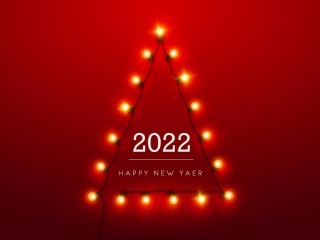 Обои Happy New Year 2022 320x240