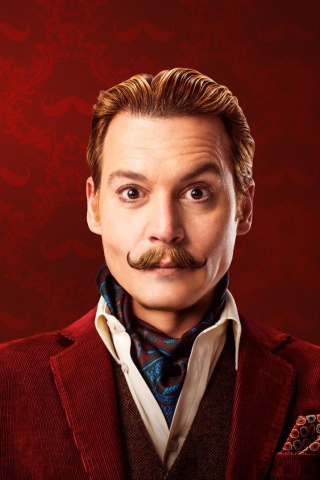 Fondo de pantalla Mortdecai Teaser 320x480