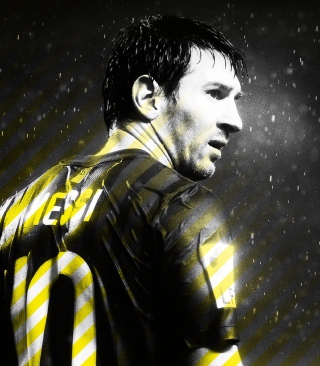Kostenloses Messi Wallpaper für Nokia C6-01