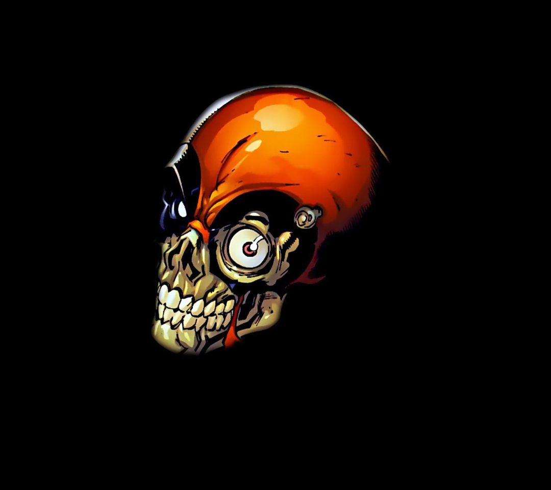 Das Skull Tech Wallpaper 1080x960