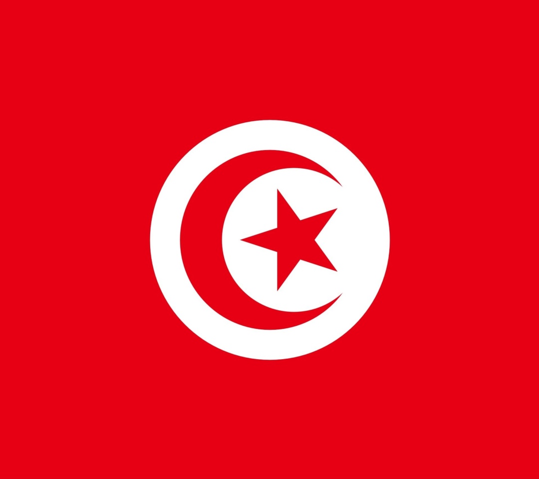 Flag of Tunisia wallpaper 1080x960