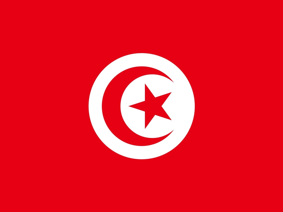 Обои Flag of Tunisia 1152x864