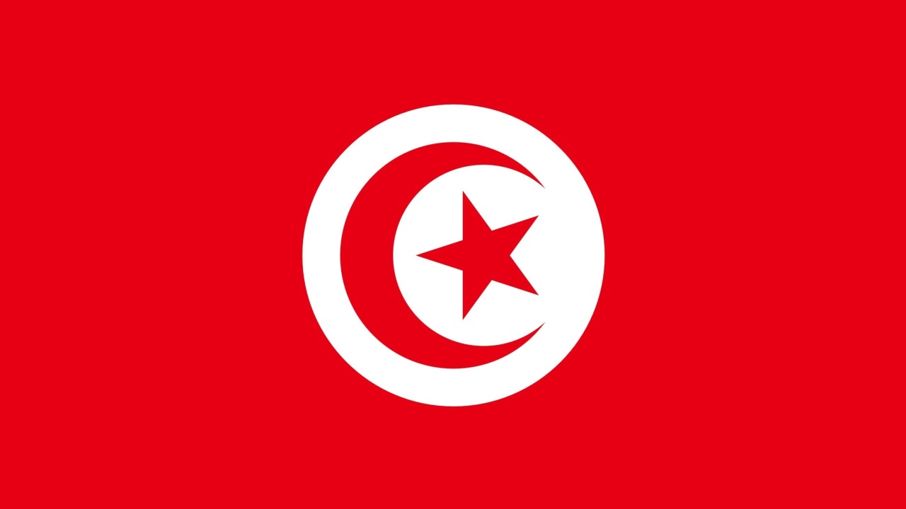 Обои Flag of Tunisia 1280x720