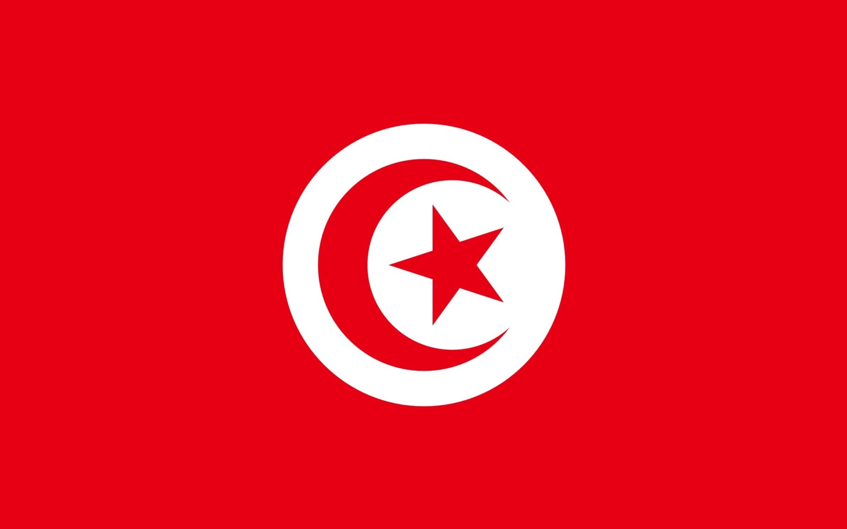 Flag of Tunisia screenshot #1 1680x1050