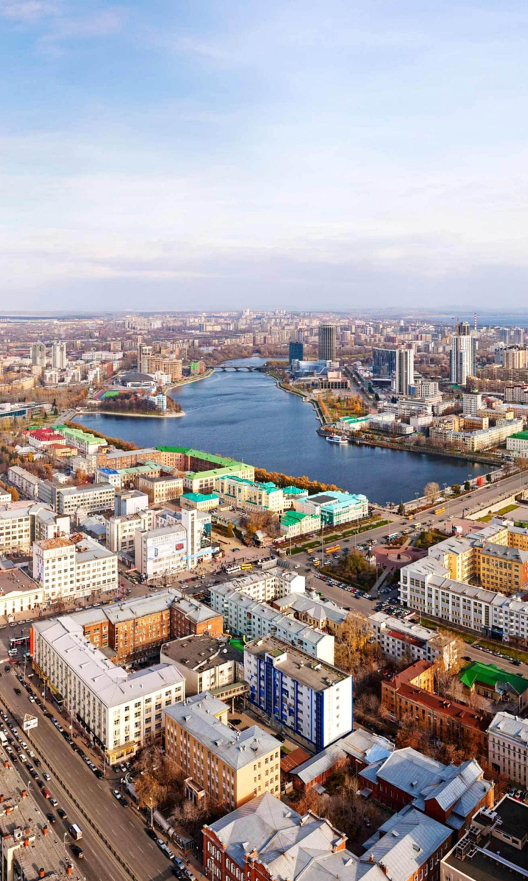 Yekaterinburg Panorama wallpaper 768x1280