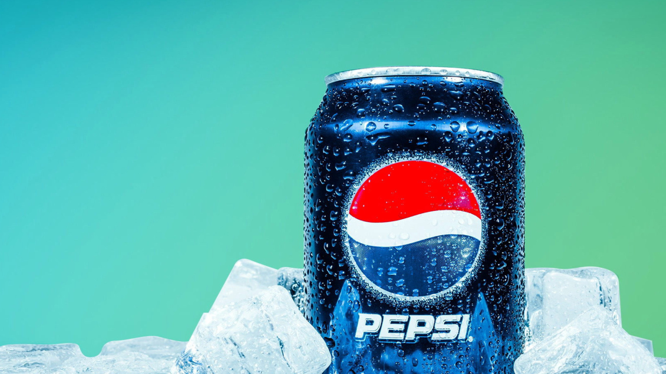 Fondo de pantalla Pepsi in Ice 1366x768