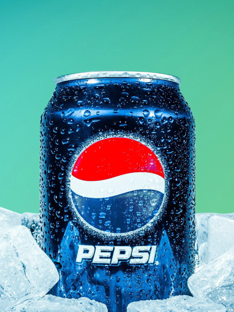 Pepsi in Ice wallpaper 480x640