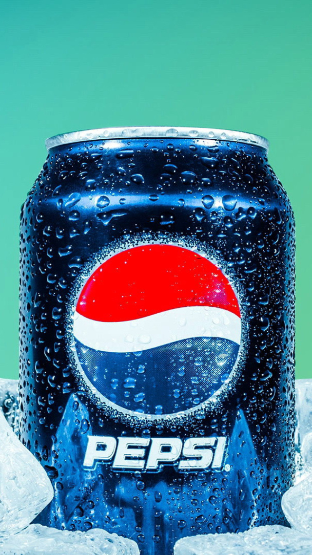 Pepsi in Ice wallpaper 640x1136