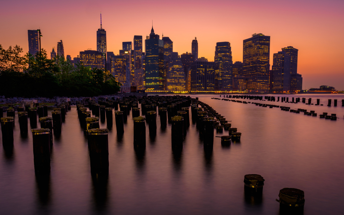 Das New York City Downtown Wallpaper 1440x900