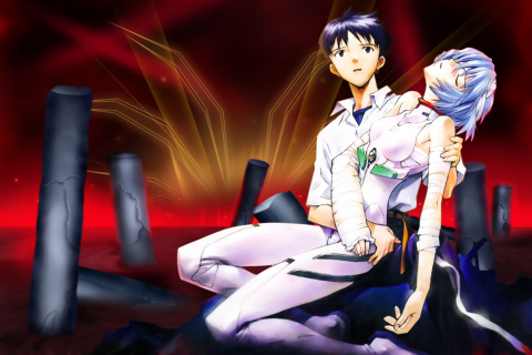 Screenshot №1 pro téma Evangelion - Kurosawa Rei 480x320