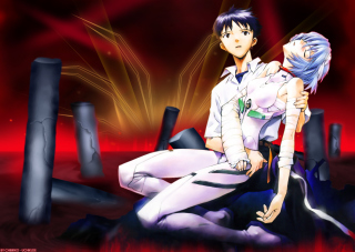 Evangelion - Kurosawa Rei - Obrázkek zdarma pro Fullscreen Desktop 1024x768