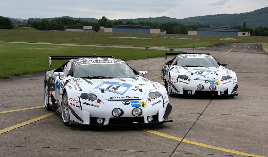 Обои Lexus RC F GT3 Race Car 1024x600