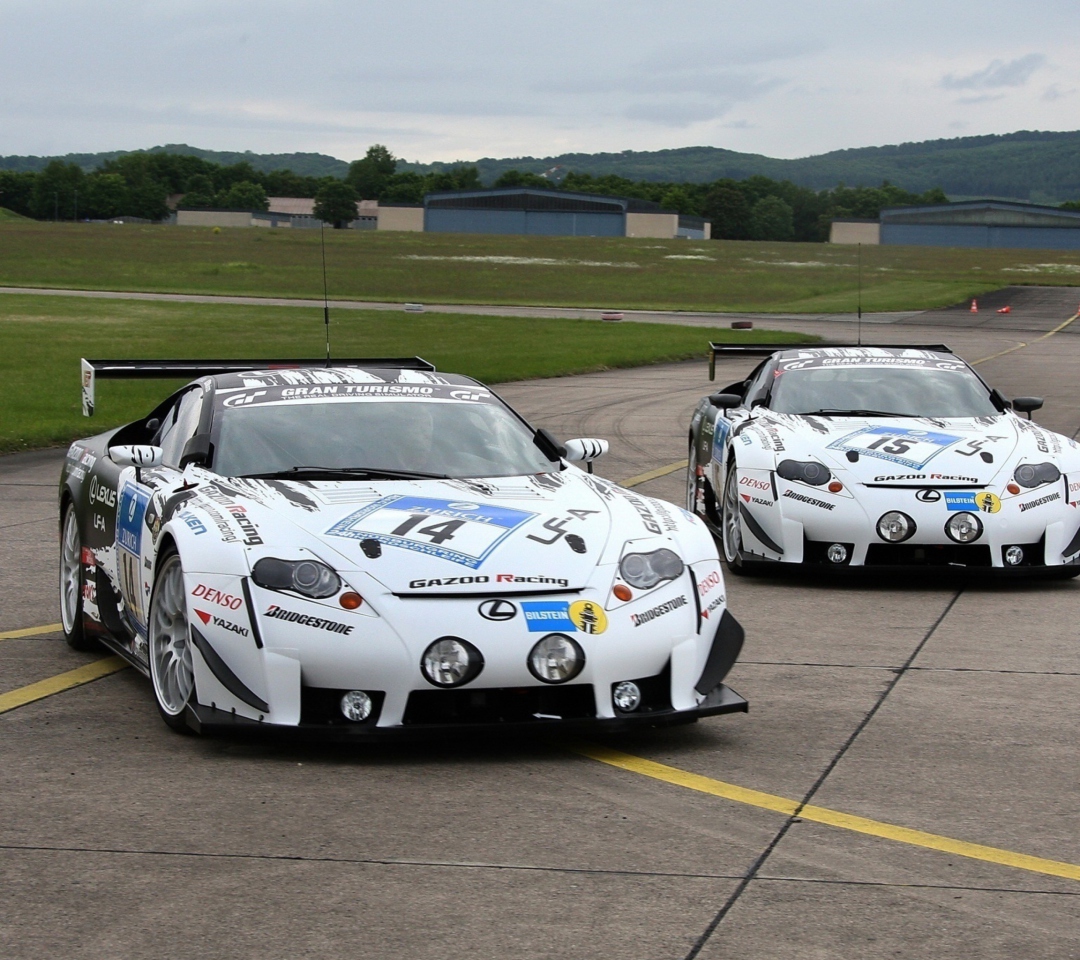 Обои Lexus RC F GT3 Race Car 1080x960