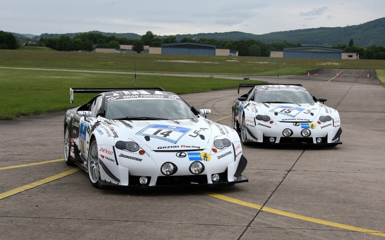 Обои Lexus RC F GT3 Race Car 1280x800