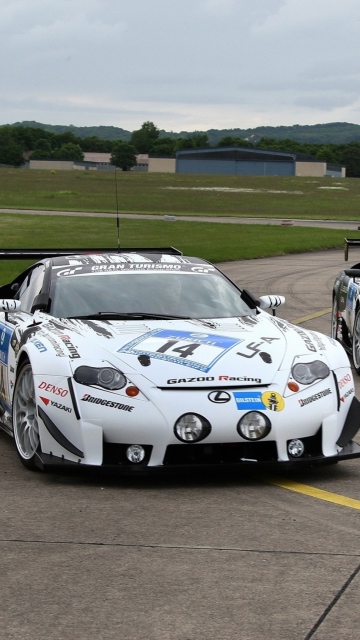 Fondo de pantalla Lexus RC F GT3 Race Car 360x640