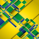 Das Brazil Colors Wallpaper 128x128