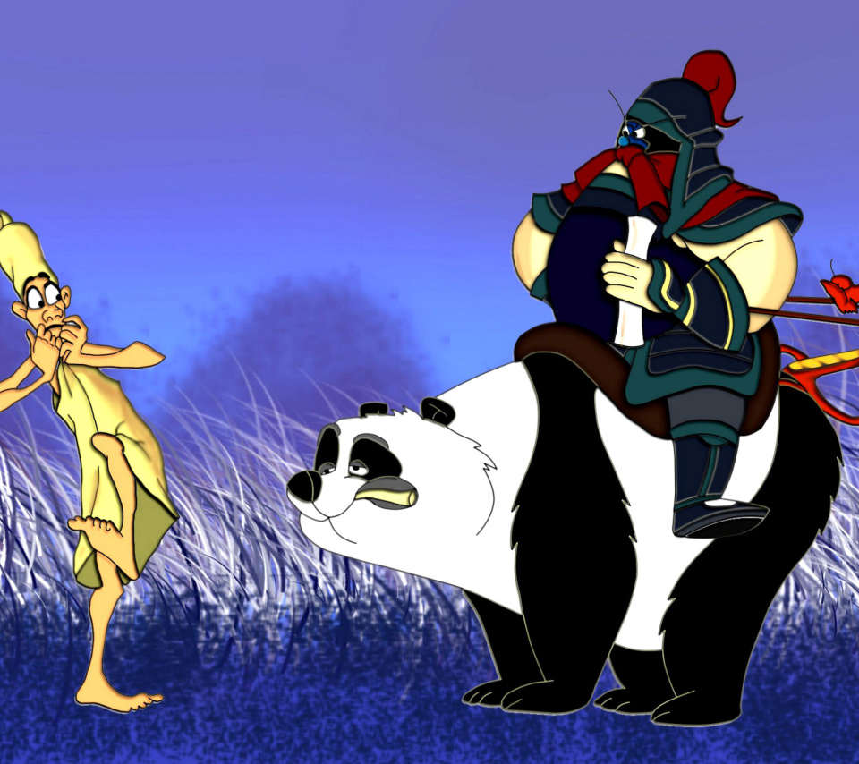 Das Mulan Cartoon Wallpaper 960x854