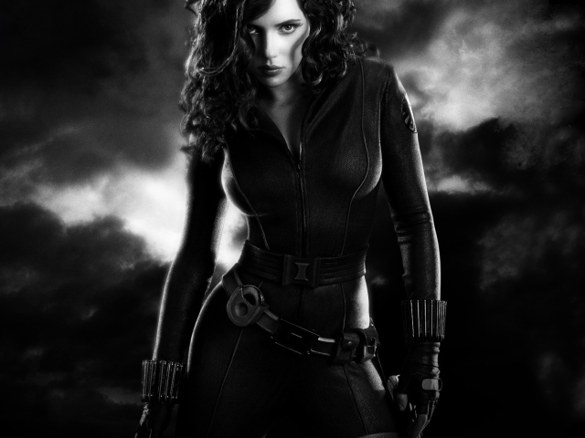 Das Black Widow Wallpaper 640x480