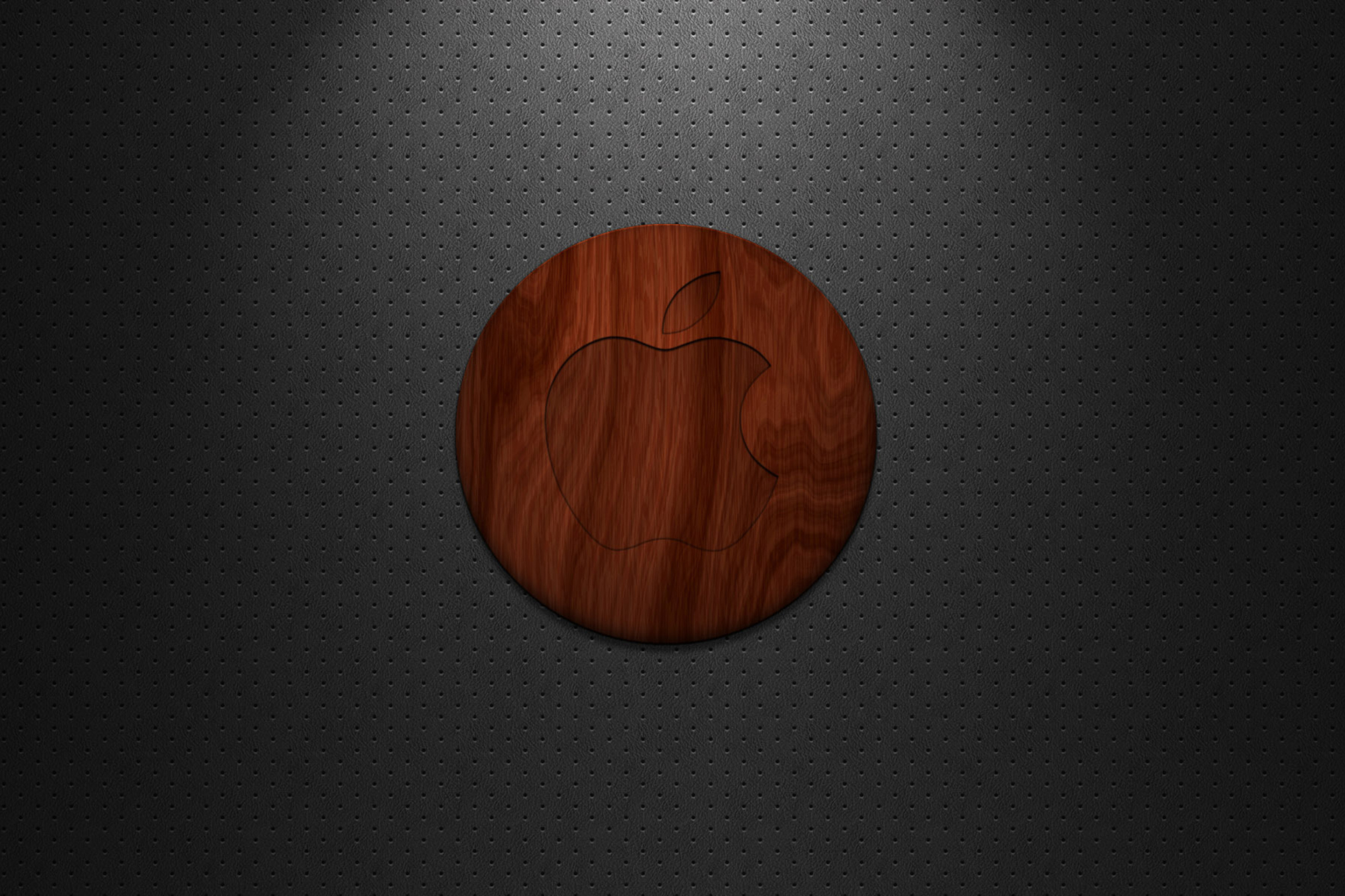 Screenshot №1 pro téma Wooden Apple Logo 2880x1920