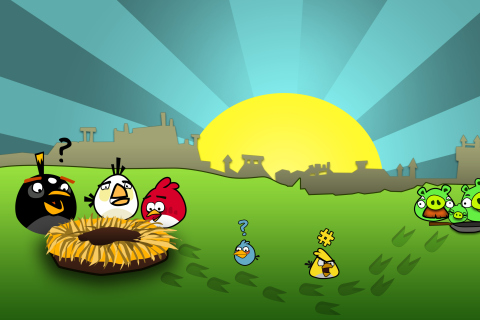 Screenshot №1 pro téma Angry Birds Game 480x320