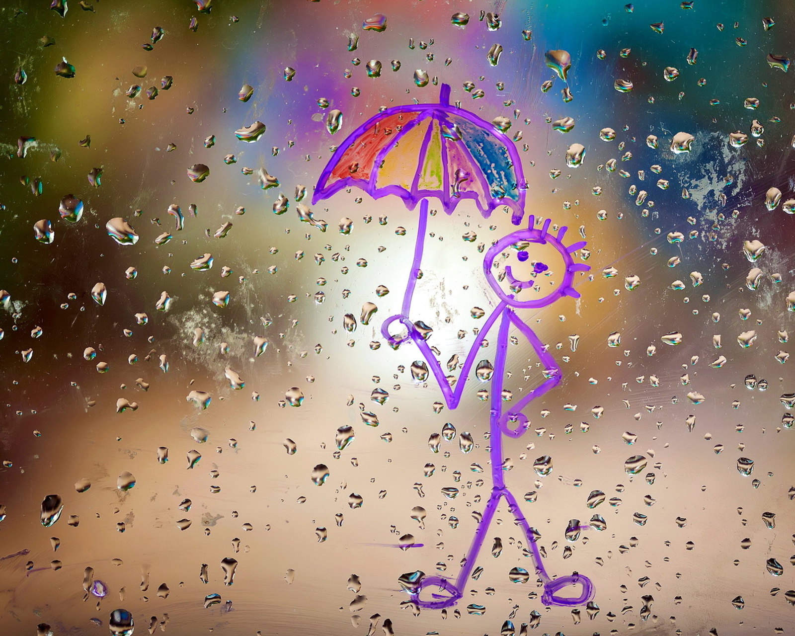 Happy Rain wallpaper 1600x1280