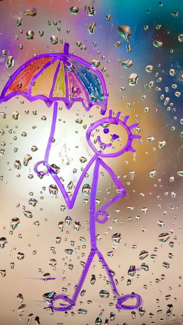 Das Happy Rain Wallpaper 360x640