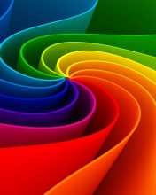 Screenshot №1 pro téma Swirling Rainbow 176x220