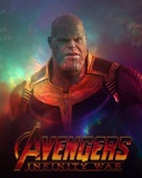 Das Avengers Infinity War Thanos Wallpaper 128x160