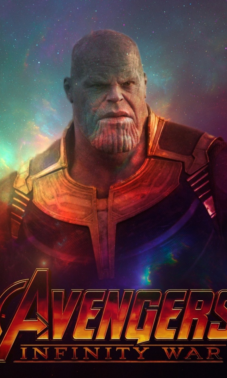 Sfondi Avengers Infinity War Thanos 768x1280