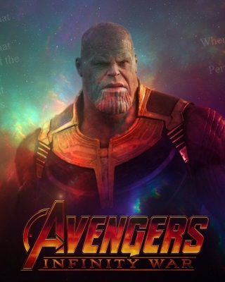 Avengers Infinity War Thanos papel de parede para celular para 480x800