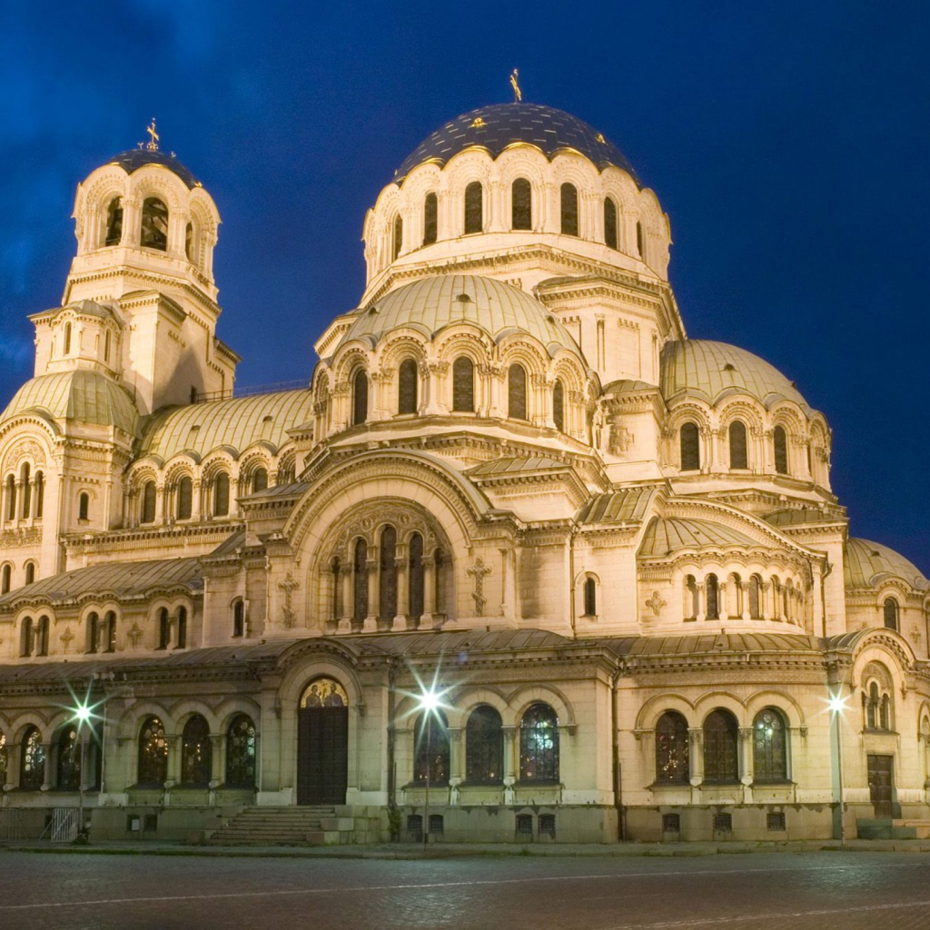 Das Alexander Nevsky Cathedral, Sofia, Bulgaria Wallpaper 1024x1024