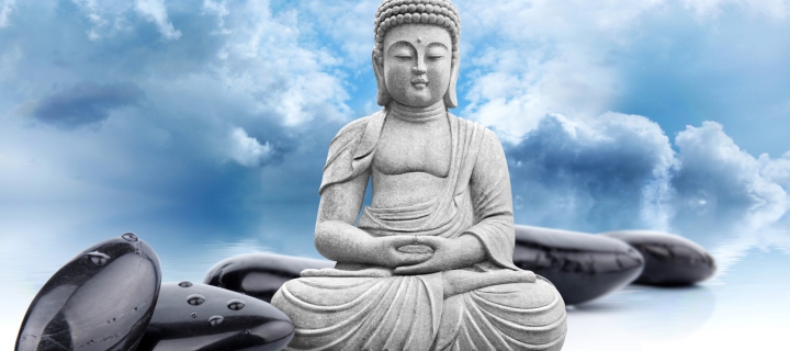 Das Buddha Statue Wallpaper 720x320