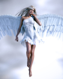 Das Angel 3D Wallpaper 128x160