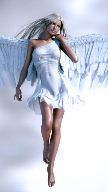 Das Angel 3D Wallpaper 360x640