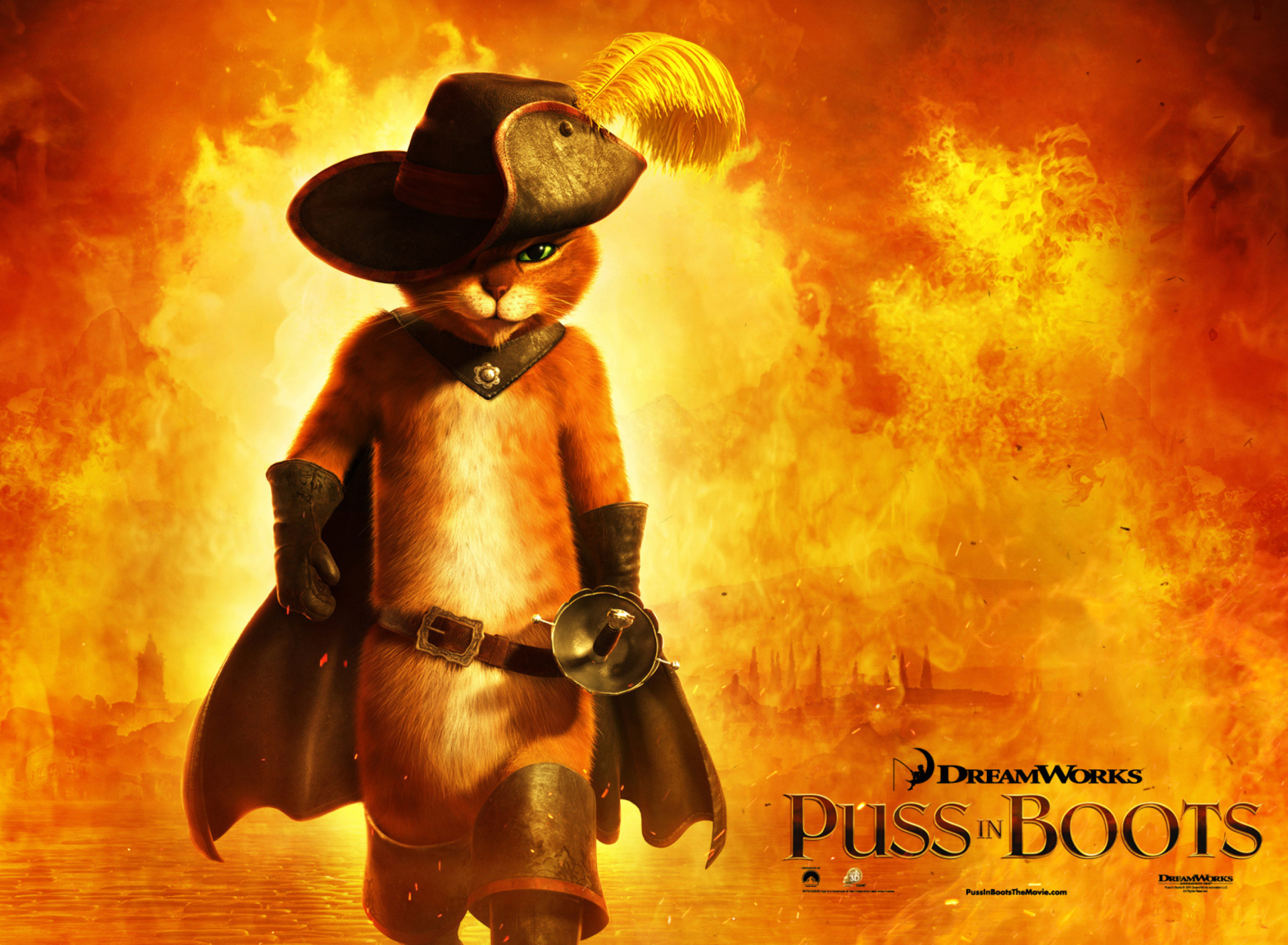 Puss In Boots wallpaper 1920x1408