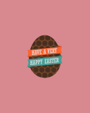Fondo de pantalla Very Happy Easter Egg 128x160