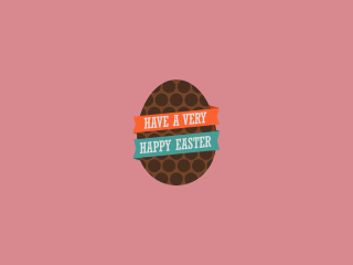 Das Very Happy Easter Egg Wallpaper 320x240