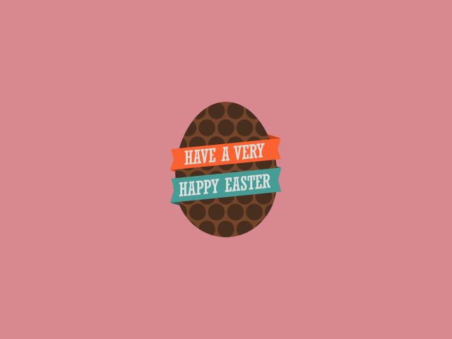 Fondo de pantalla Very Happy Easter Egg 640x480