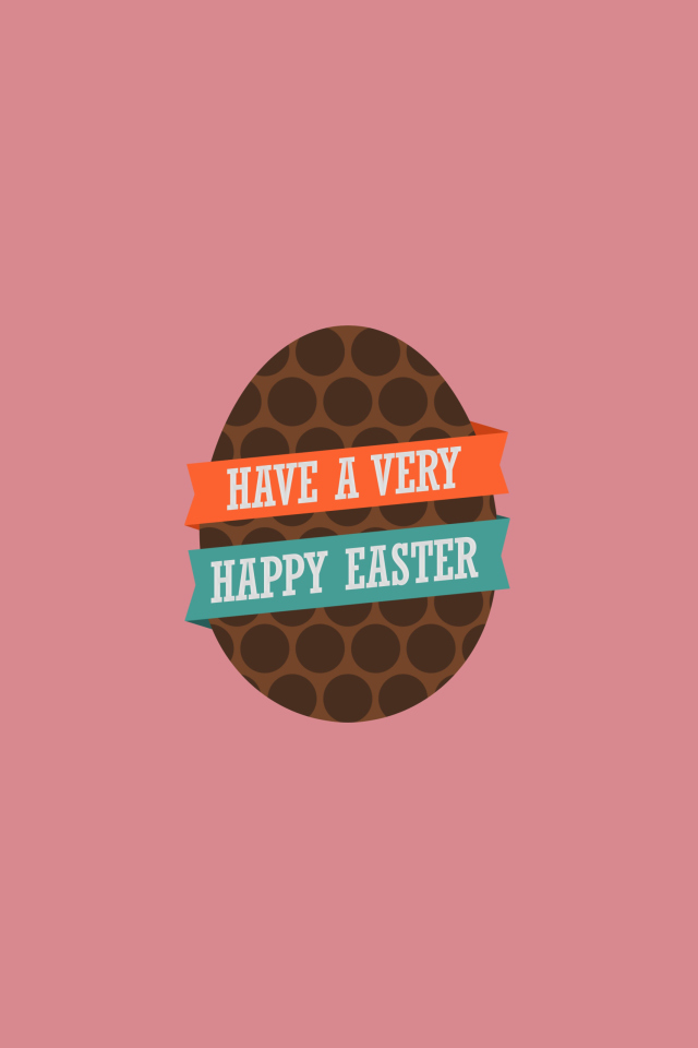 Sfondi Very Happy Easter Egg 640x960