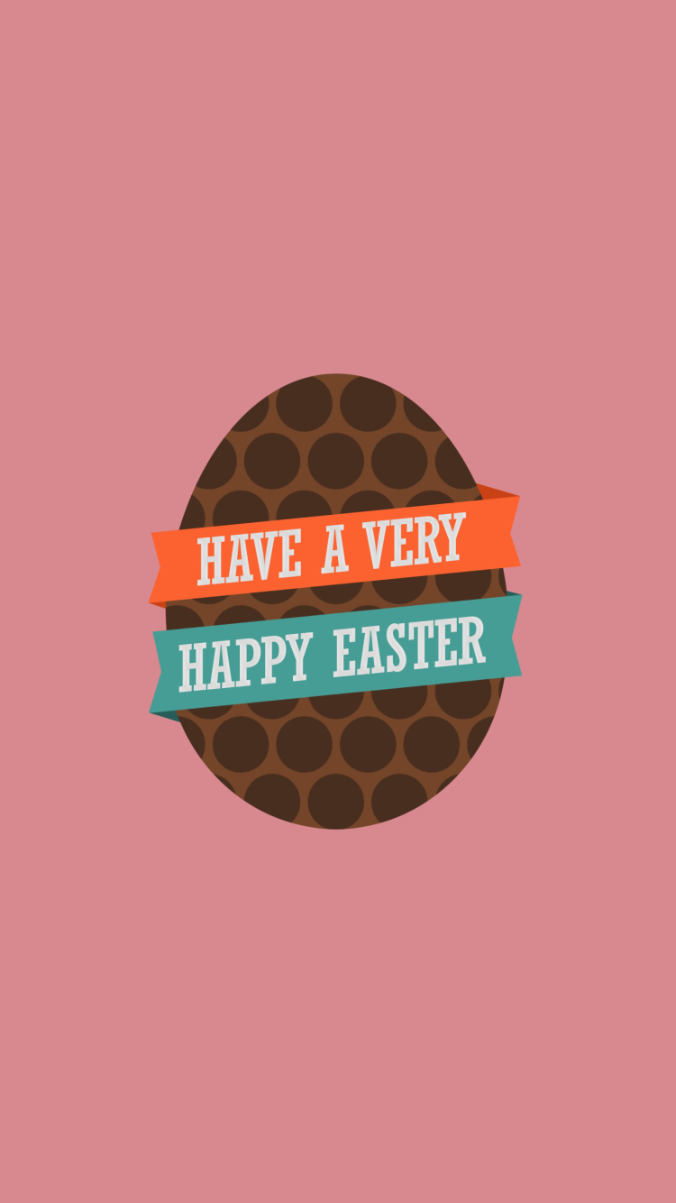 Very Happy Easter Egg wallpaper 750x1334