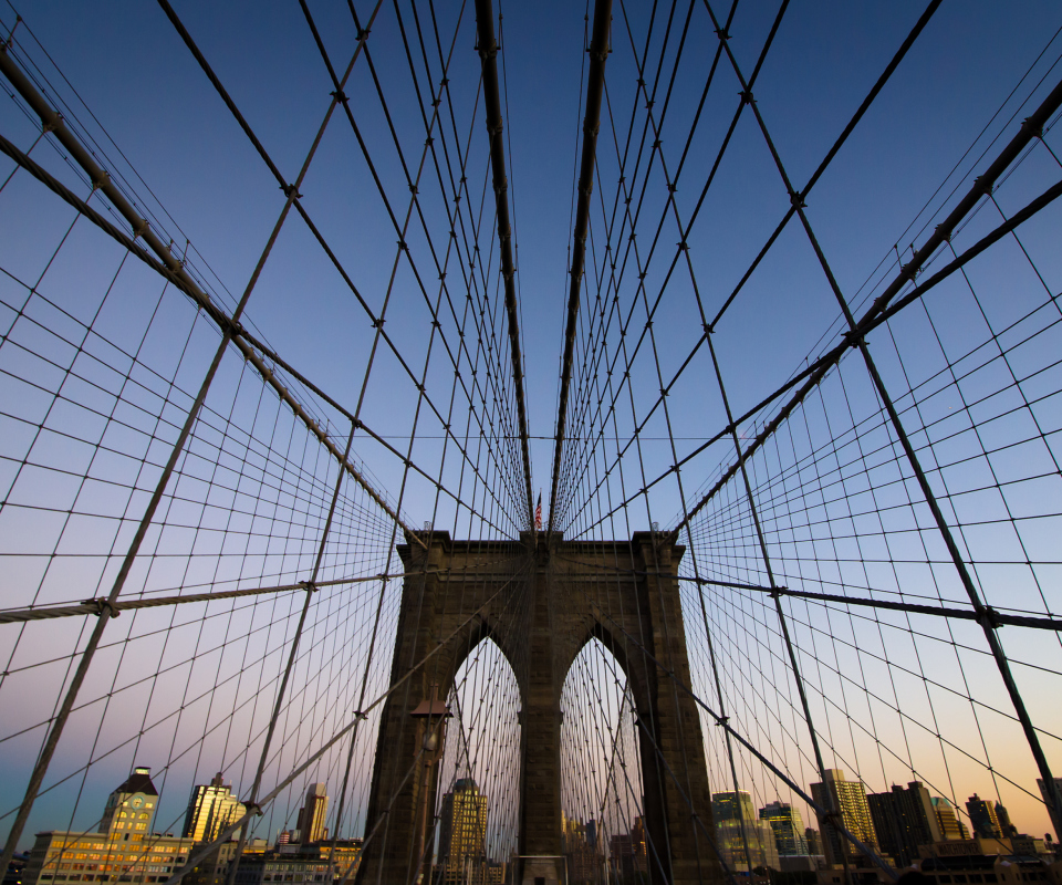 Screenshot №1 pro téma New York, Brooklyn Bridge 960x800