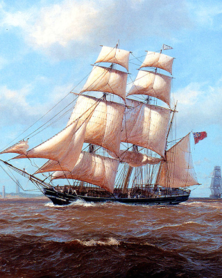 John Steven Dews Marine Painting - Obrázkek zdarma pro 1080x1920