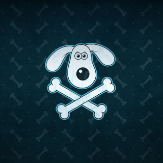 Kostenloses Funny Dog Sign Wallpaper für iPad mini