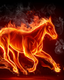 Sfondi Fire Horse 128x160