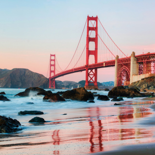 Golden Gate Bridge In San Francisco sfondi gratuiti per 1024x1024