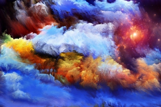 Smoke Paints Background for Android, iPhone and iPad