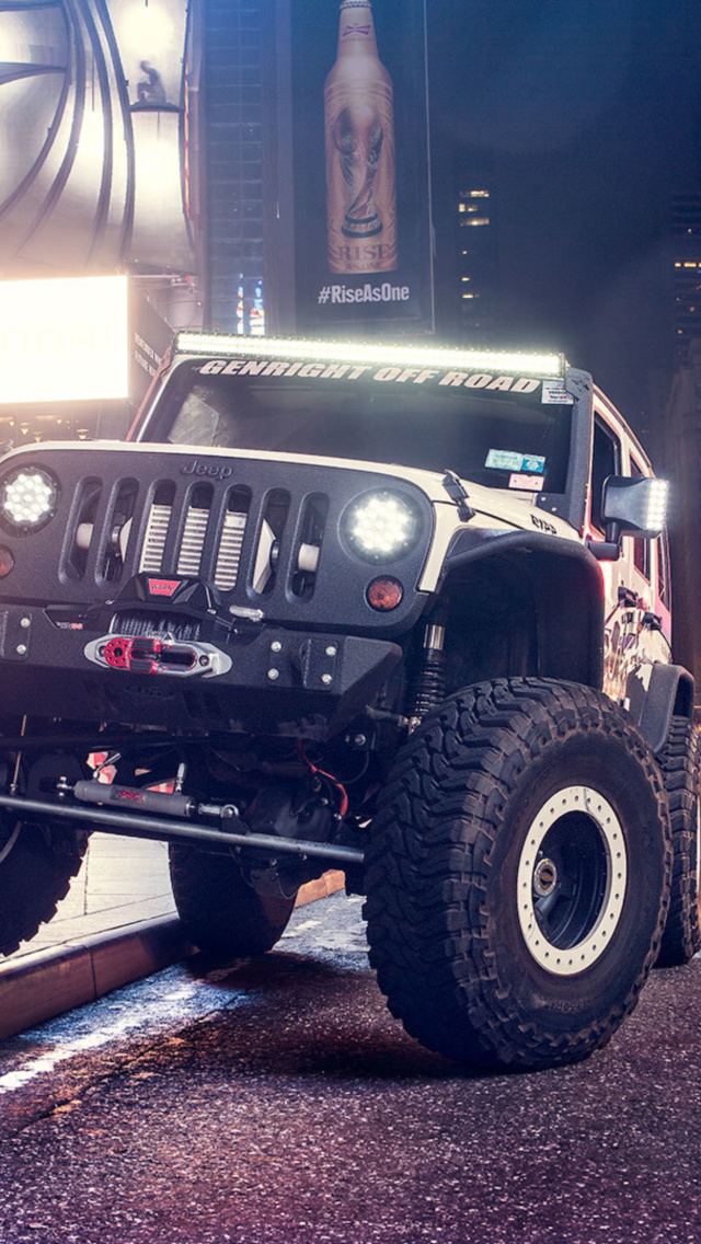 Fondo de pantalla Superchargers Jeep Wrangler 3,6 Dyno Run 640x1136