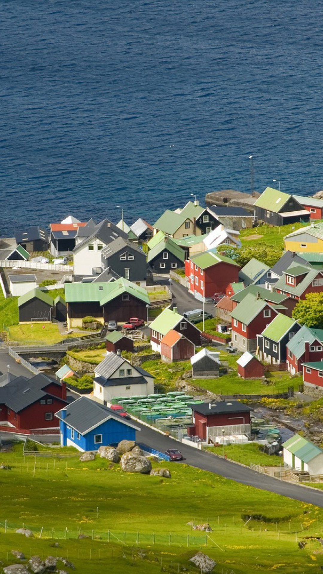 Screenshot №1 pro téma Funningsfjordur Faroe Islands 1080x1920
