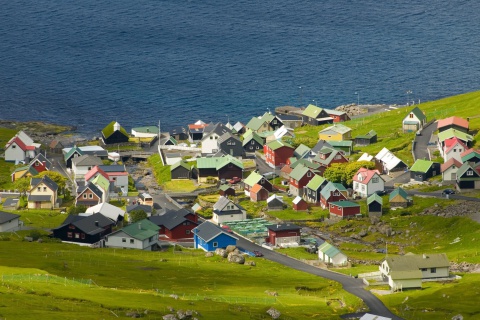 Screenshot №1 pro téma Funningsfjordur Faroe Islands 480x320