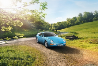 Blue Porsche 968 - Obrázkek zdarma pro Android 640x480